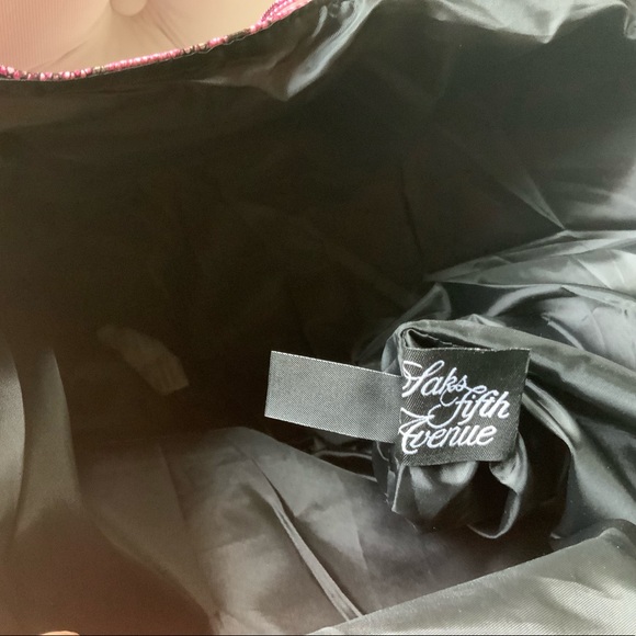 Saks fifth Avenue Pink snakeskin tote - Picture 8 of 16